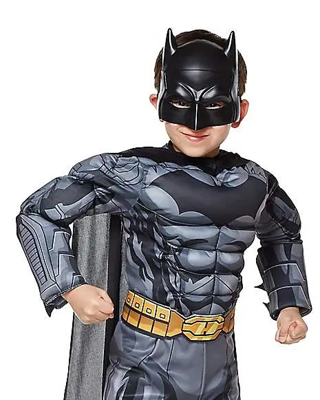 Spirit Halloween Kids Grey And Black 3D Batman Costume - DC Comics - Image 4