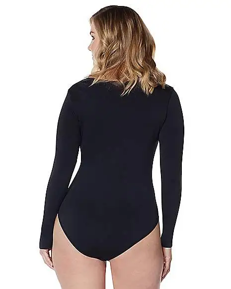 Spirit Halloween Plus Size Black Bodysuit - Image 2