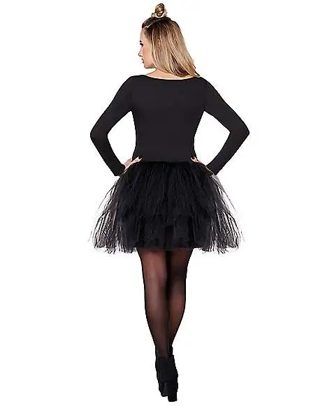 Spirit Halloween Adult Black Starter Tutu Dress - Image 2