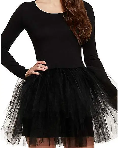 Spirit Halloween Adult Black Starter Tutu Dress - Image 8