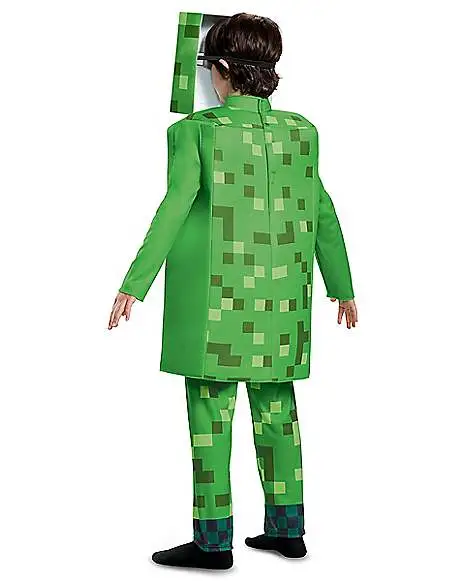 Spirit Halloween Kids Creeper Costume Deluxe - Minecraft - Image 2