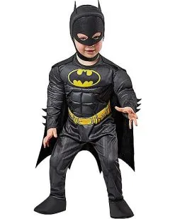 Spirit Halloween Toddler Muscle Batman Costume