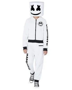 Spirit Halloween Kids Marshmello Logo Jumpsuit Costume