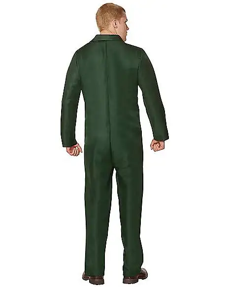 Spirit Halloween Adult Green Plus Size Jumpsuit - Image 2