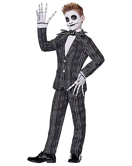 Spirit Halloween Kids Jack Skellington Suit Costume - The Nightmare Before Christmas