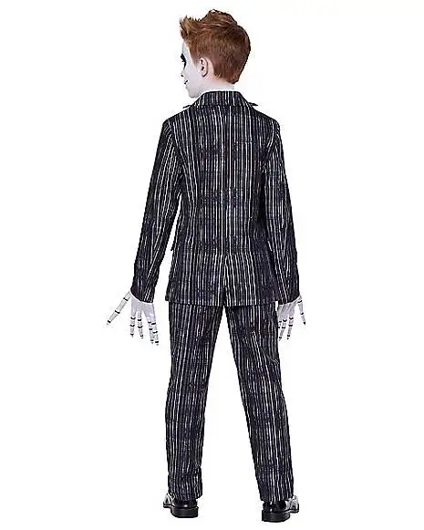 Spirit Halloween Kids Jack Skellington Suit Costume - The Nightmare Before Christmas - Image 2
