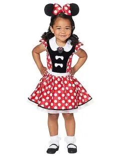 Spirit Halloween Toddler Minnie Mouse Red Dress Costume - Mickey And Friends