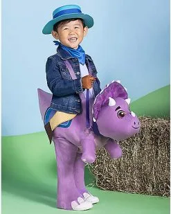 Spirit Halloween Toddler Tango Ride-Along Costume - Dino Ranch