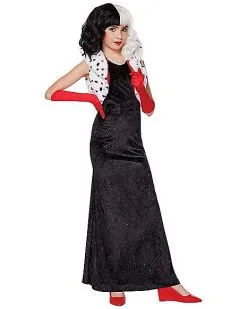 Spirit Halloween Kids Cruella Costume - Disney Cruella