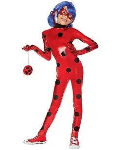 Spirit Halloween Kids Ladybug Costume Deluxe - Miraculous Ladybug