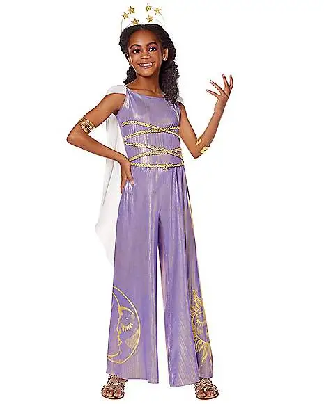 Spirit Halloween Kids Mystical Goddess Jumpsuit Costume