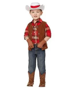 Spirit Halloween Kids Jon Hat And Gloves - Dino Ranch