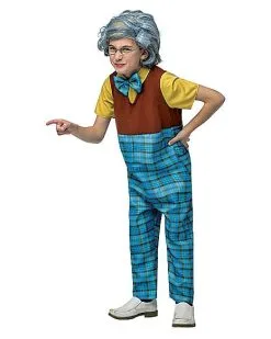 Spirit Halloween Kids Grandpa One Piece Costume