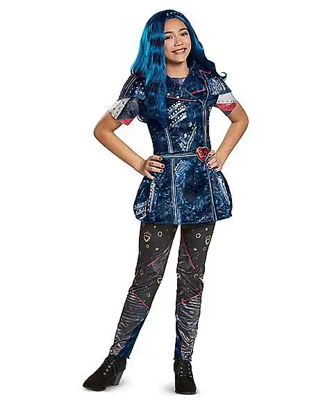 Spirit Halloween Kids Classic Isle Evie Costume โ Descendants 2