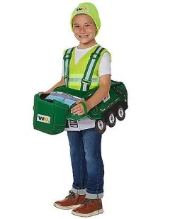 Spirit Halloween Toddler Waste Management Ride-Along Costume With Sound