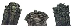 18th Century 3pc Grave Set - Tomb Stone Set