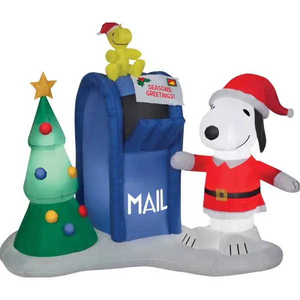SNOOPY WOODSTOCK W MAILBOX