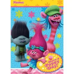 TROLLS FOLDED LOOT BAGS 8 PACK