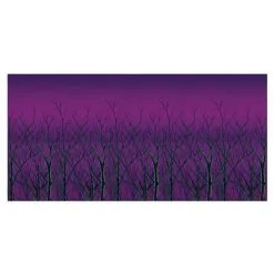 SPOOKY FOREST TREETOPS BACKDRO