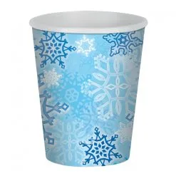 SNOWFLAKE BEVERAGE CUPS