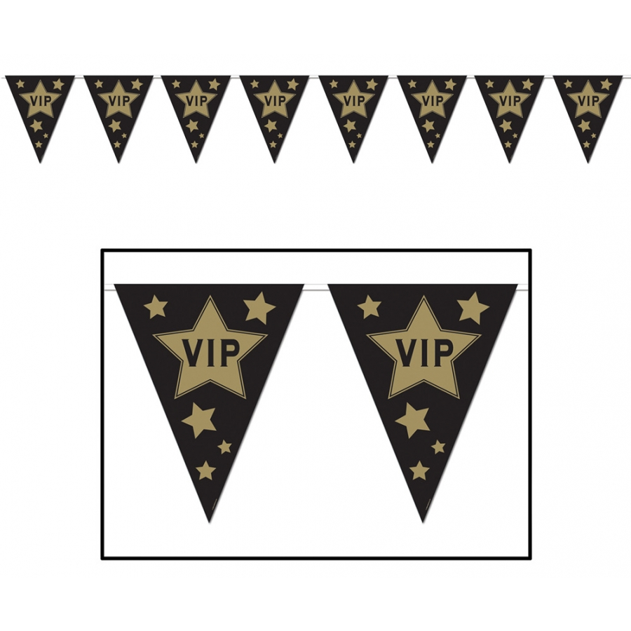 VIP PENNANT BANNER