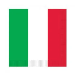 RED WHITE GREEN LUNCHEON NAPK