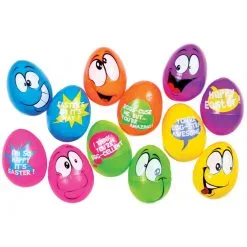 EASTER COMIC EGGS PK OF 6