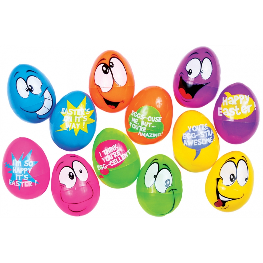 EASTER COMIC EGGS PK OF 6