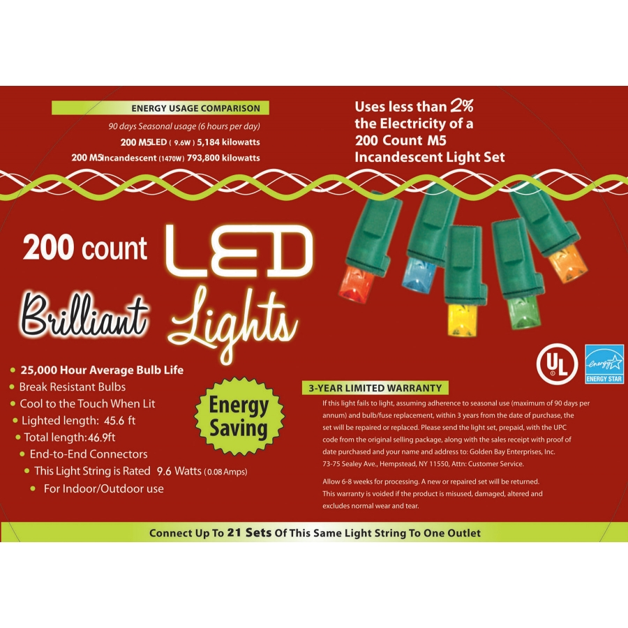 HOLIDAY LIGHTS 200L M5 MU