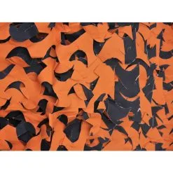 CAMO CRAZY 8 X 10 BLACK ORANGE
